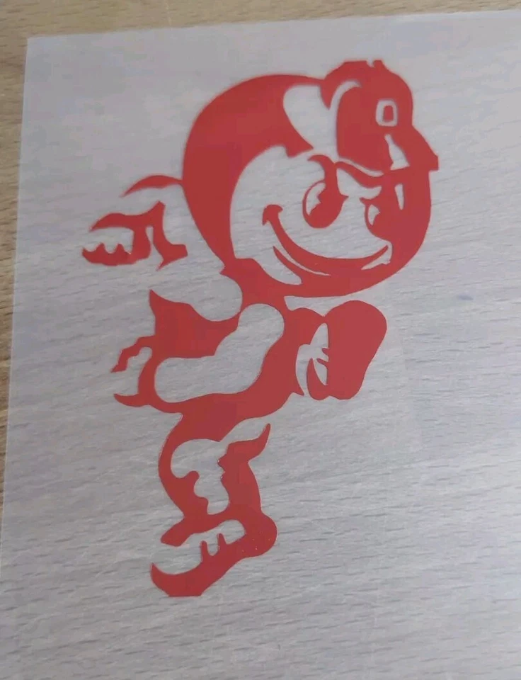 Ohio State Buckeye Brutus vinyl decal - Image 1 of 2