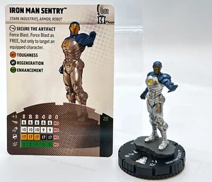 Heroclix Iron Man Sentry #02  w/ Card Collector's Trove Set Combined Shipping $5 - Picture 1 of 3