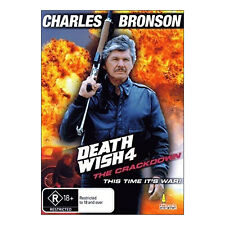 DEATH WISH 4: THE CRACKDOWN DVD NEW Sealed Region 4, Free Post - Charles Bronson