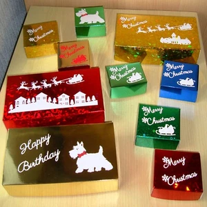 Christmas / Birthday End of Season Gift Box Sale. Various Sizes. New & Unused - Picture 1 of 66