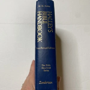 Halley's Bible Handbook New Revised 24th Edition HC Zondervan 1965 Vintage - Imagen 1 de 8
