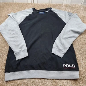 Polo Ralph Lauren Para Hombres Talla L Gris Cuello Redondo Manga Larga Prendas para Dormir Camisa - Imagen 1 de 6