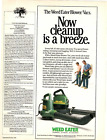 1988 Print Ad Weed Eater Blower Vacs Now Cleanup Is A Breeze