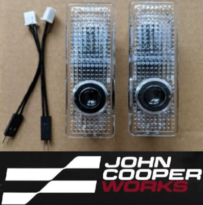 R56 MINI Cooper S Nuevo JCW John Cooper Works Puerta Entrada Charco Piso Luces LED - Imagen 1 de 4