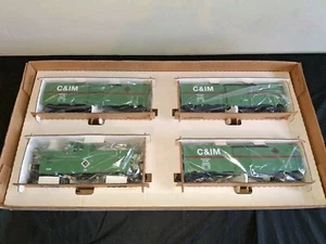 Lionel C & IM 4 Train Car Set Chicago & Illinois Midland 3 Cars & Caboose ~ New - Picture 1 of 6