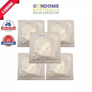 Ansell Lifestyles ZERO condoms (8 Condoms) *New* LOOSE PACK - Picture 1 of 8