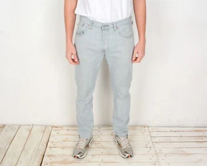 LEVI'S STRAUSS 501 ST Vtg Men W34 L32 Slim Tapered Jeans Denim Pants - Picture 1 of 6