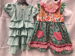 2 Matilda Jane Summer Dresses size 18-24 months - Picture 1 of 9