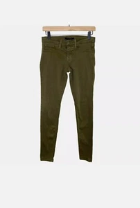 Flying Monkey Olive Green Skinny Jeans Size 26   Lot 706 FREE SHIPPING - Picture 1 of 7