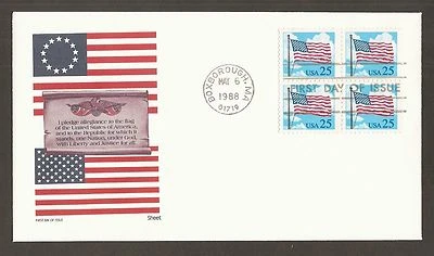 #2278 25c Flag & Clouds - Artmaster FDCB4  - Image 1 of 2