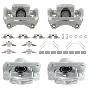 4x Brake Caliper Kit for Mercury Milan 2006-2011 Lincoln Zephyr 2006 Front Rear - Picture 1 of 12