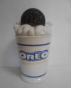 Vintage Original Nabisco Oreo Cookie Jar-America's Favorite Cookie 10” - Picture 1 of 11