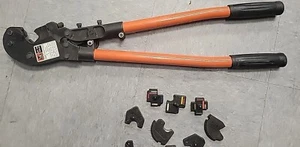 Crimpadora de trinquete Thomas Betts TBM6S Shure-Stake con troqueles - Imagen 1 de 6