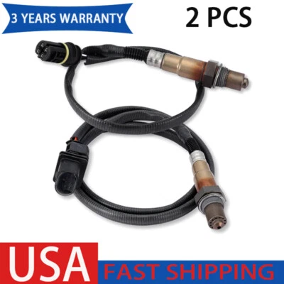 2xOxygen Sensor Up+Downstream For BMW 335IS 3.0L L6 Turbocharged 2011 2012 2013 - Image 1 of 4