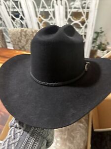 Chris eddy Men’s Cowboy Hat - Black Felt Clint Black size 7