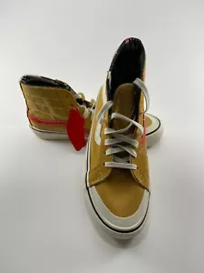 Vans Hi-Top Off The Wall apricot gelb Canvas Sneaker Schuhe Herren 9,0 Damen 10,5 - Bild 1 von 10