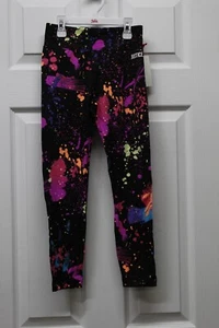 Justice Girls Printed Full Length Legging-Black-XL Plus (16P-18P)-NWT - Picture 1 of 2