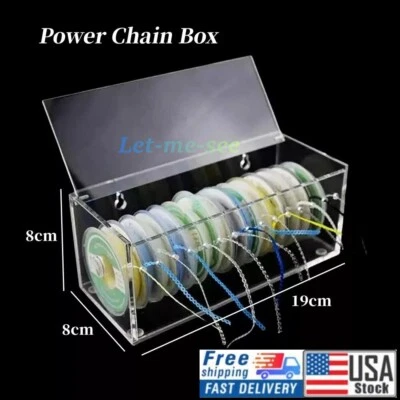 Dental Power Chain Ligature Tie Organizer Storage Box Plastic Holder Dental Tool - Image 1 of 4