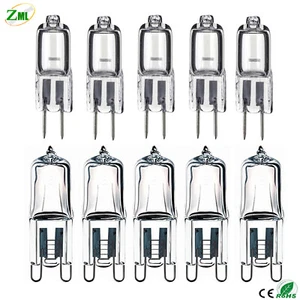 G4 G9 Alogena Lampadina 5W 10W 20W 25W 50W Bianco caldo 12V/220V filamento NEW - Foto 1 di 14