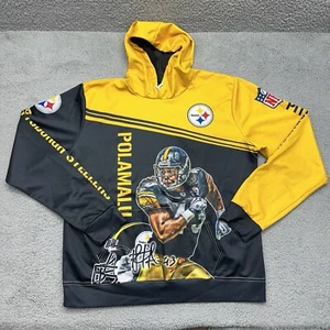 Pittsburgh Steelers Troy Polamalu Herren Large Allover Print 3D Hoodie Sweatshirt - Bild 1 von 11