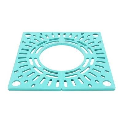 Jardín Césped Árbol Piscina Cubierta, Seto Cuadrado 80x80x3 Verde Foto 1 de 4