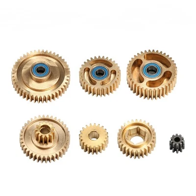 1/14 RC Car Gearbox Metal Gear Set 10T-40T Gear Kit for Tamiya RC - Photo 1/4