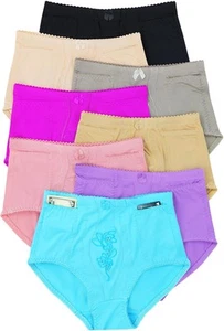 Women's 6-Pack Highwaisted Side Pocket Girdle - Assorted - 2XL - Picture 1 of 5