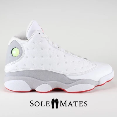 Nike Air Jordan 13 Retro 'Gris Lobo' Blanco Rojo 414571-160 Para hombres Talla 11 Zapatos Foto 1 de 4