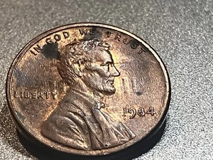 1984 LINCOLN CENT SUPER STRONG CLASHED DIES "LINCOLN PRISONER" ERROR - Picture 1 of 2