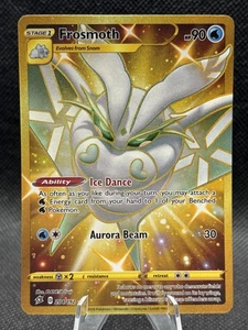 Frosmoth 204/192 Secret Rare Gold Pokémon Rebel Clash NM - Picture 1 of 2