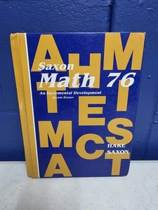 Saxon Math 7/6 Ser.: Math 76 : 1st Edition Student Text Book - Picture 1 of 5