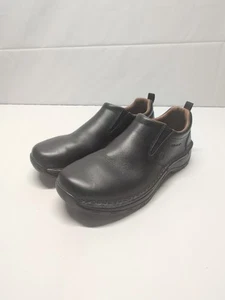 Red Wing 8700 Men Sz 10D Black Leather Slip Resistant Black Slip On Casual Shoes - Picture 1 of 13