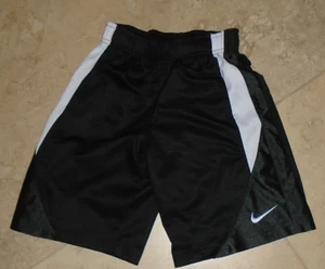 Embroidered Black with white trim NIKE Athletic Shorts Size XS 6-7 - Picture 1 of 2
