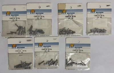 Walthers HO Scale # 941-535 Coupler Metal 7 Packs 70 Pieces NOS New Old Stock - Image 1 of 2