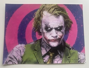 JOKER from Dark Knight by Paul Mann - Art Print - 12x16 - Batman - Heath Ledger - Picture 1 of 3