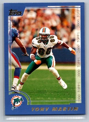 Tony Martin 2000 Topps Miami Dolphins #49 - Image 1 of 2
