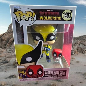 Wolverine with Babypool Funko #1403 (Nib) With Pop Protector - Picture 1 of 7