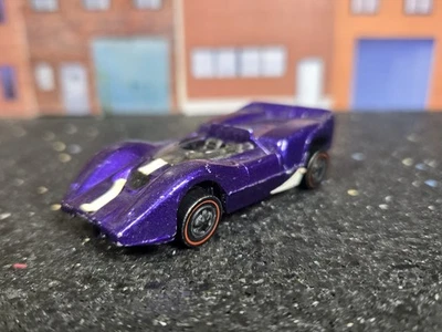 Hot Wheels Redline McLaren M6A Roxo, rolo liso, ação do capô perfeito - Imagem 1 de 4