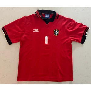 RAR! Vintage 1992-1993 Brasilien Torwart Trikot - Taffarel Edition - Bild 1 von 6
