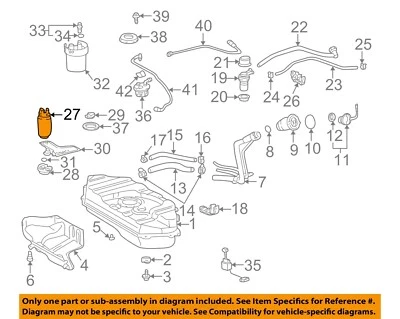 Used Fuel Pump fits: 2006 Scion XB Pump Assembly Grade A - Изображение 1 из 3
