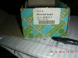 PHEONIX CONTACT TERMINAL BLOCK DFLK-D25 2280310 - Picture 1 of 3