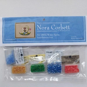 Nora Corbett Water Sprite abbellimenti punto croce con perline NC266 - Foto 1 di 7