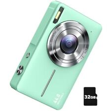 Digital Camera FHD 1080P Kids 44MP Point Shoot Digital 32GB SD Card 16X Zoom