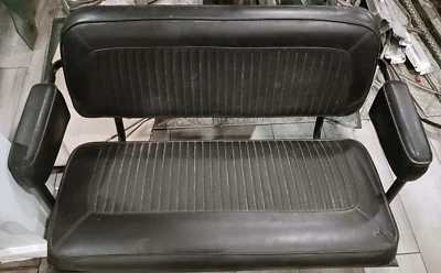 Ford Bronco 1966-77 asiento trasero + reposabrazos + orugas + tapicería original!!! Foto 1 de 4