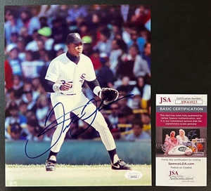 Frank Thomas Signed 8x10 Photograph JSA w/COA #35 MLB Chicago White Sox HOF '14! - Picture 1 of 4