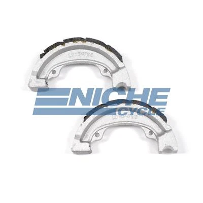 Zapatas de freno traseras ranuradas para Honda NU 50/NU 50 M Urban Express 82-83 Foto 1 de 2