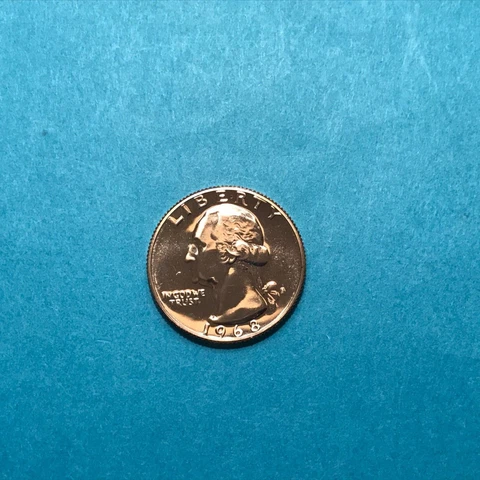 1968 S Washington Proof Quarter   FREE SHIP Cover