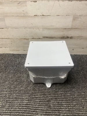 Cantex 5133710 Weatherproof Electrical PVC Plastic Junction Box 6" x 6" x 4" - Image 1 of 4