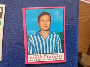 PANINI CALCIATORI 1967/68 SPAL LAZZOTTI ESAURITA *** - Picture 1 of 2