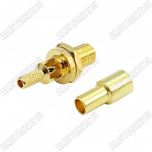 10x L5 Microdot 10-32UNF Jack Connector RG174 RG316 For Ultrasonic Flaw Detector - Picture 1 of 3